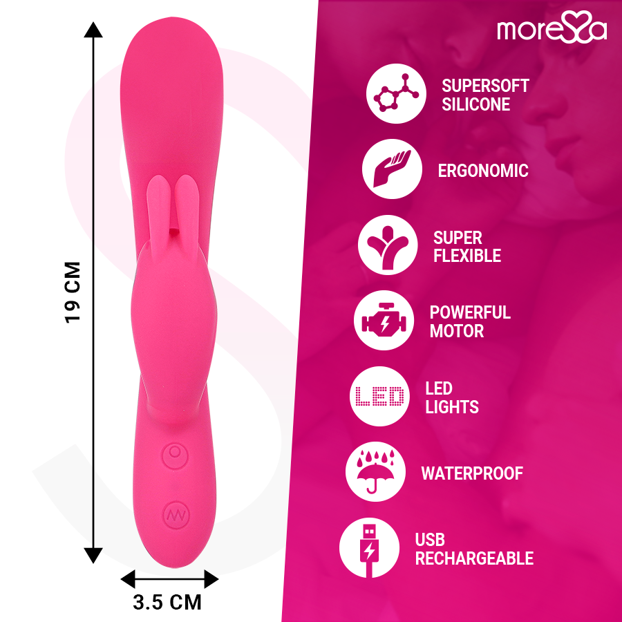 Moressa - Telmo Tickling Clitorial Premium Silicone Recargable
