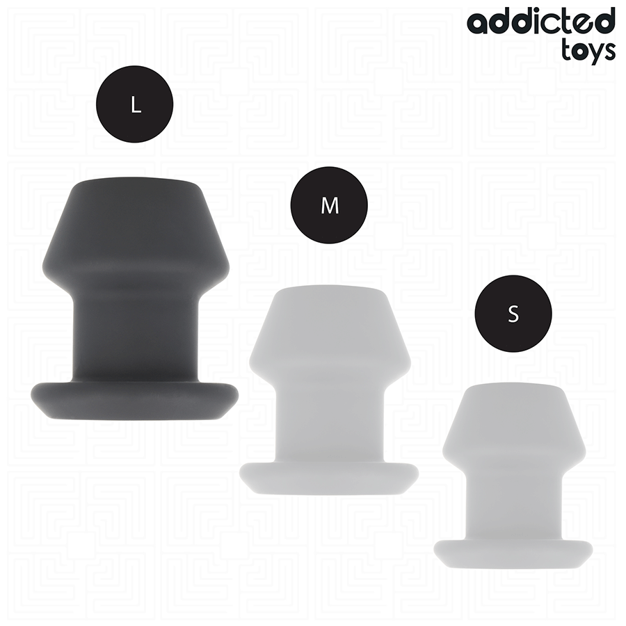 Addicted Toys - Plug Anal Hueco Extrem Silicona Talla L 10,4 Cm