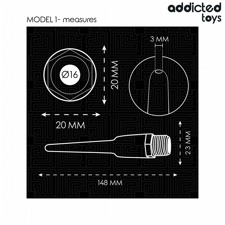 Addicted Toys - Limpiador Anal Con Adaptador Universal Modelo 1