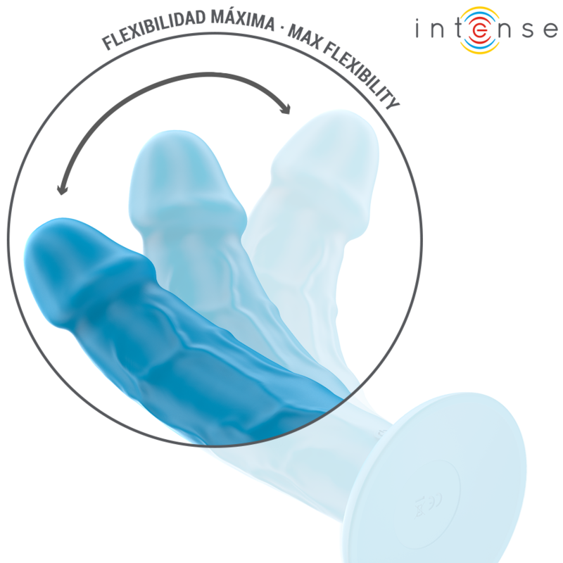 Intense - Phoebe Vibrador Realístico 10 Vibraciones Azul Control Remoto