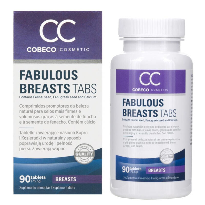 Cobeco Cc Fabulous Breasts Aumentador De Senos 90 Capsulas - En /En/De/Fr/Es/It/Nl/