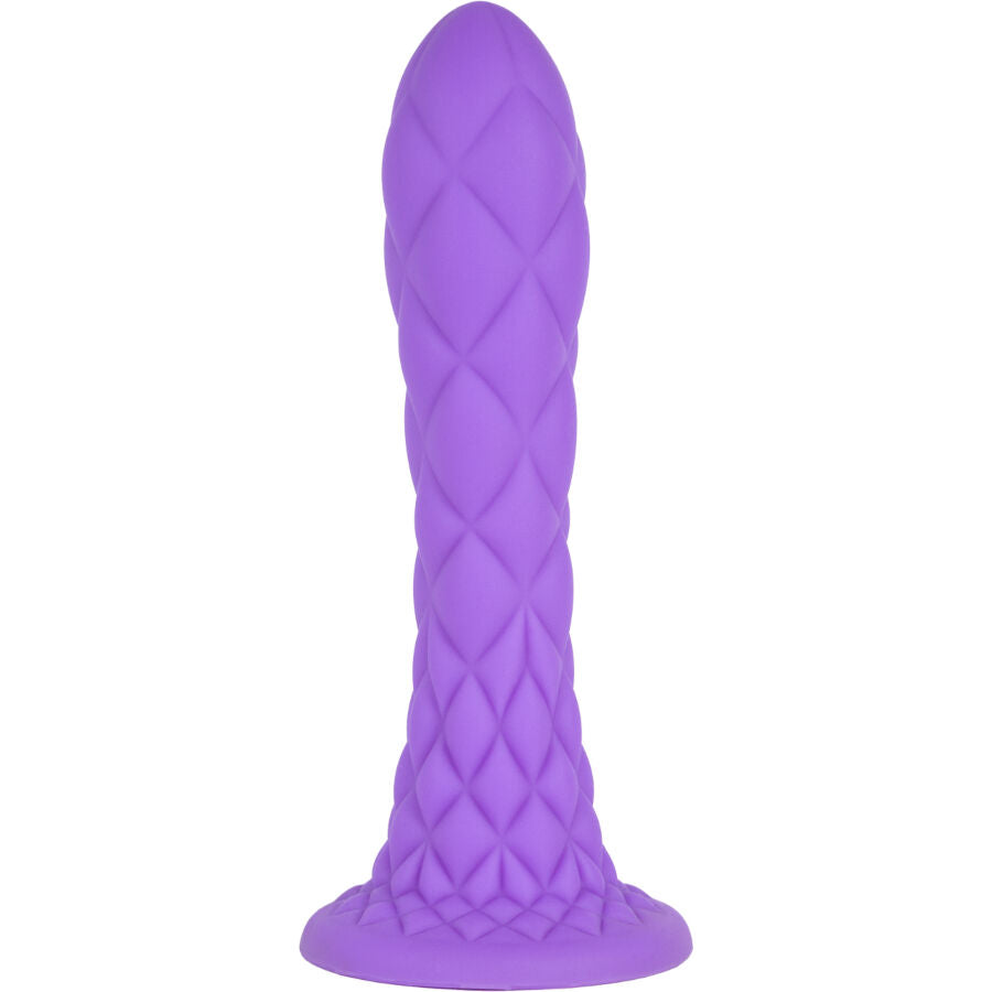 Silexd - Dreamy Dildo Fantasy Silicona Liquida Termoreactivo Violeta 18.5 Cm