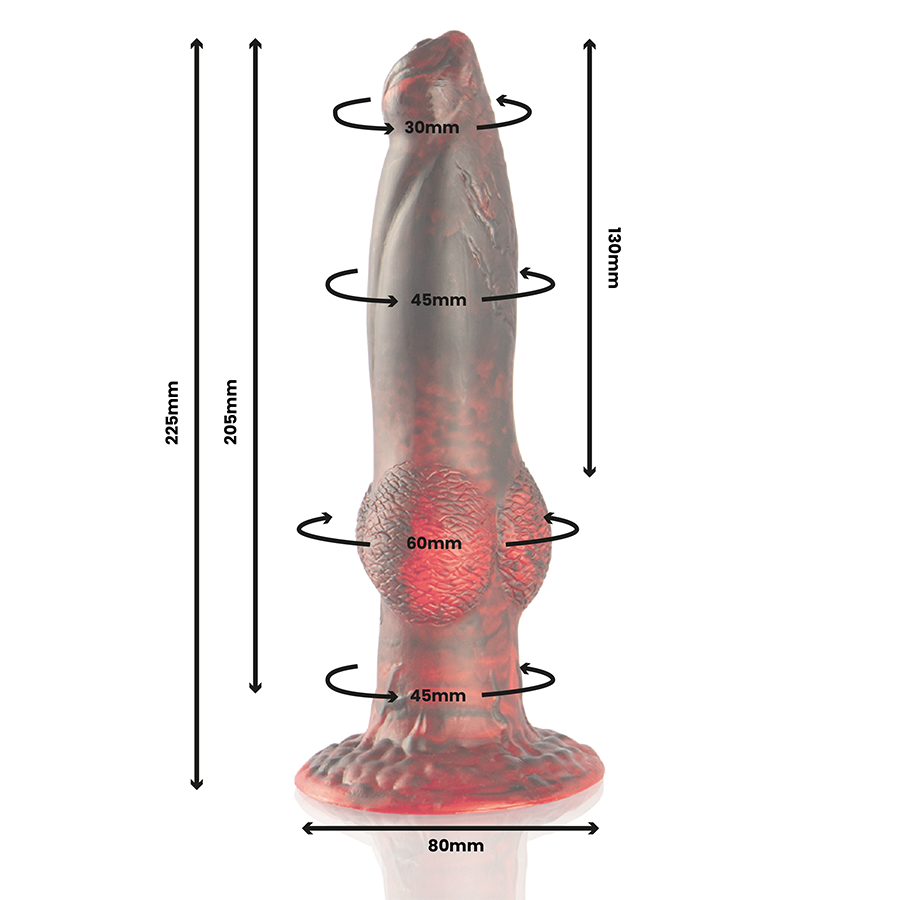 Epic - Prometheus Dildo Titan En Llamas Control Remoto