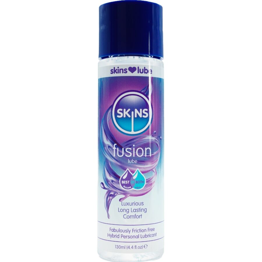Skins - Fusion Lubricante Híbrido Base De Agua & Silicona 130 Ml