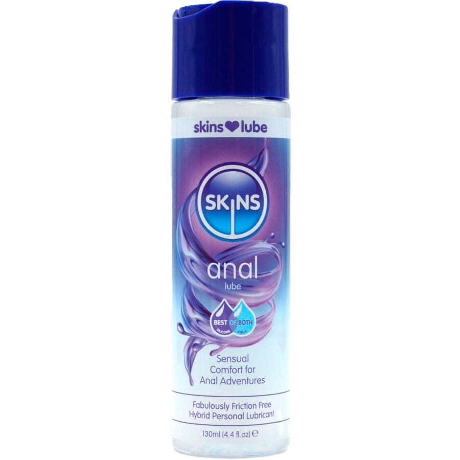 Skins - Anal Lubricante Híbrido Base De Agua & Silicona 130 Ml