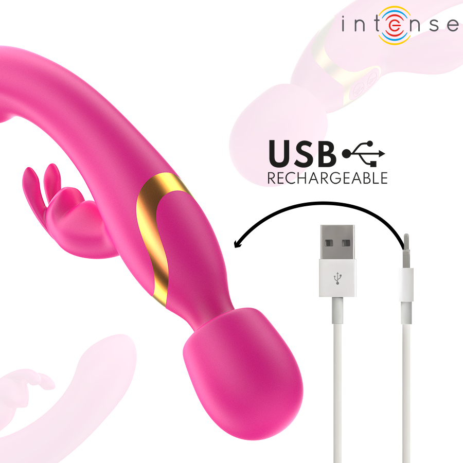 Intense - Winona Doble Vibrador Rabbit & Wand