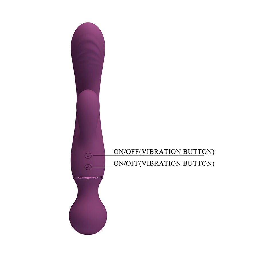 All Roundet Vibrador Y Masajeador 2 En 1