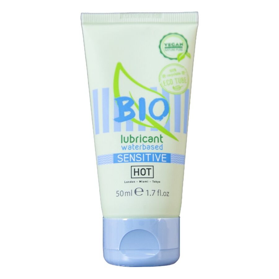 Hot - Bio Lubricant Lubricante Bio Base Agua Sensible 50 Ml