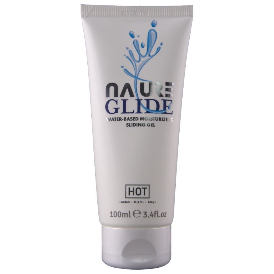 Hot - Nature Glide Lubricante Base Agua 100 Ml