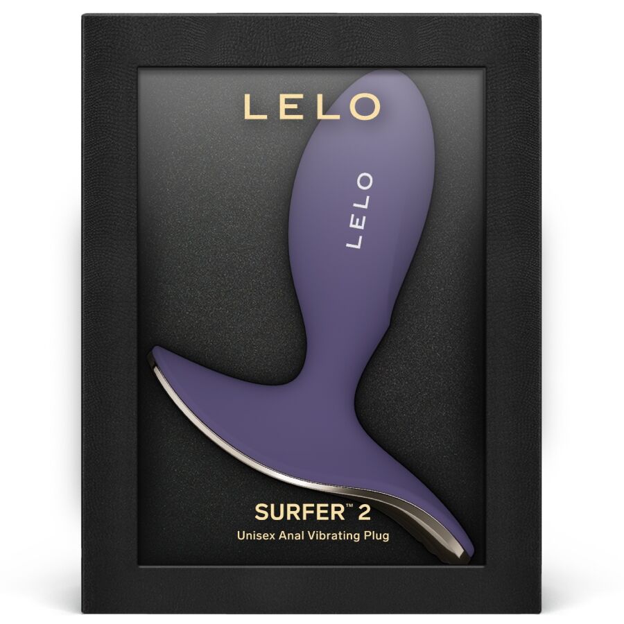 Lelo - Surfer 2 Plug Anal Vibrador Unisex Morado