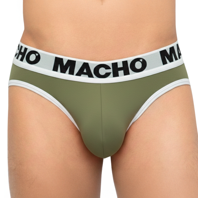 Macho - Mch013 Slip Verde Militar L