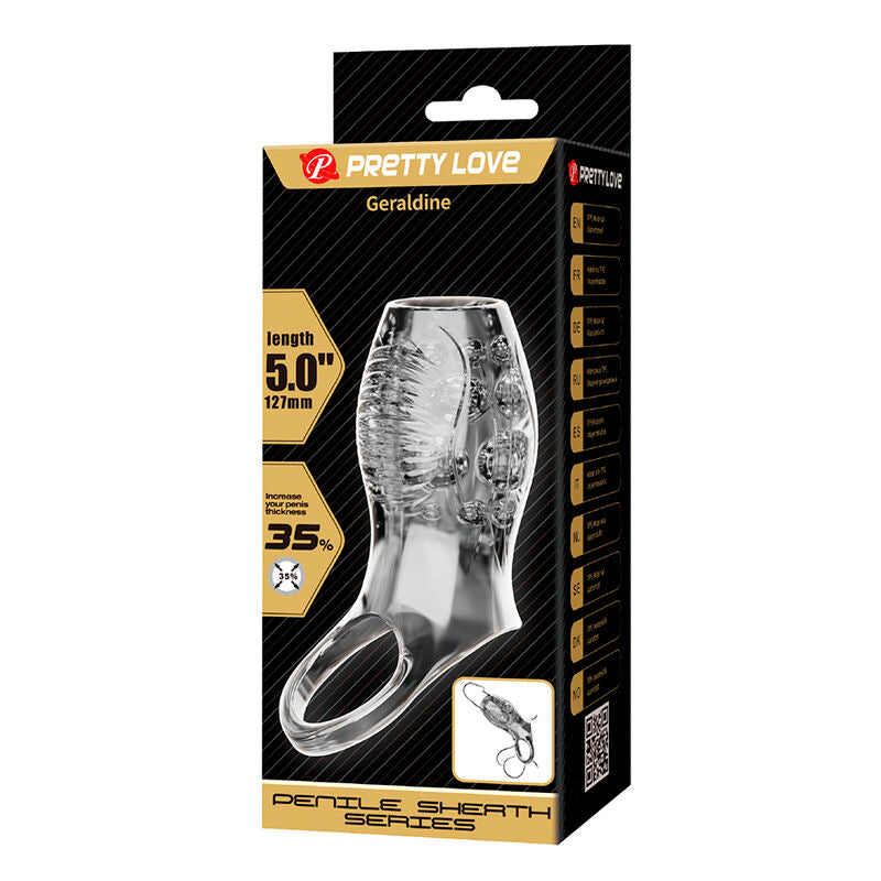 Pretty Love - Geraldine Funda Engrosadora Texturizada Transparente