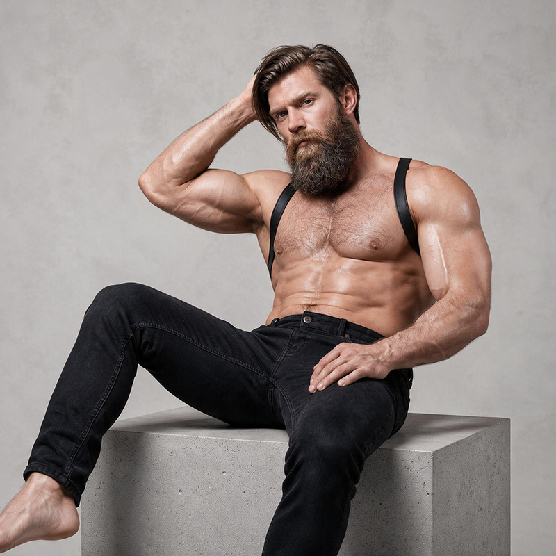Fetish Submissive Attitude - Arnés Ecopiel Espalda Hombre