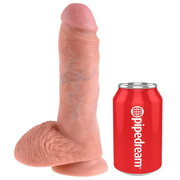 King Cock - 8 Pene Realistico Natural 20.3 Cm