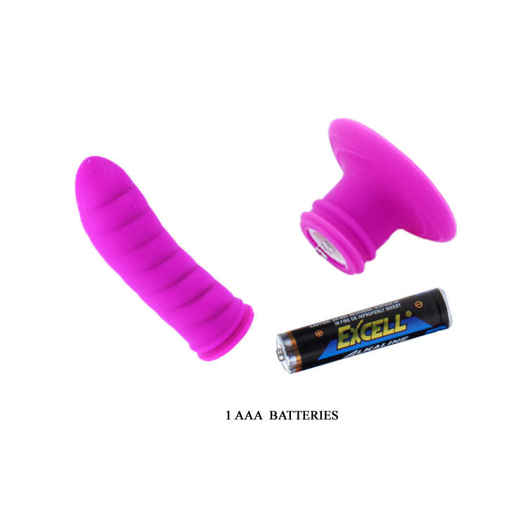Vibrador Twist Plug Anal Púrpura