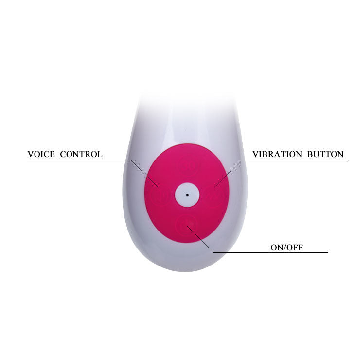 Vibrador Gene Con Control Por Voz Color Rosa