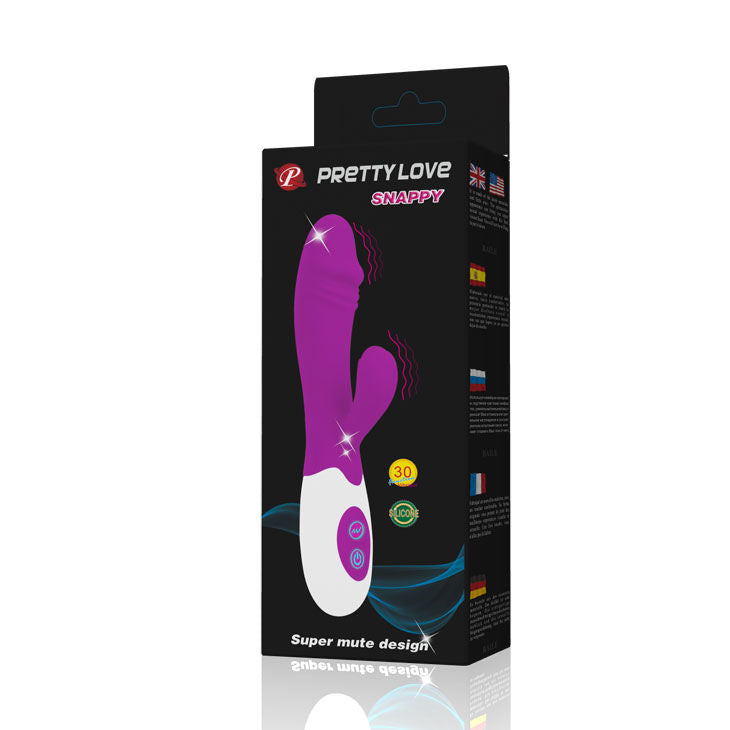 Pretty Love Vibrador Snappy Color Púrpura