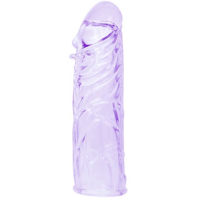 Baile - Funda Lila Para El Pene En Silicona Adaptable 13 Cm
