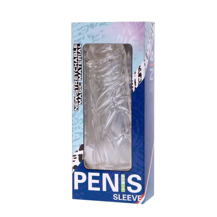 Baile - Funda Rosa Pene Silicona Estimulante 13 Cm