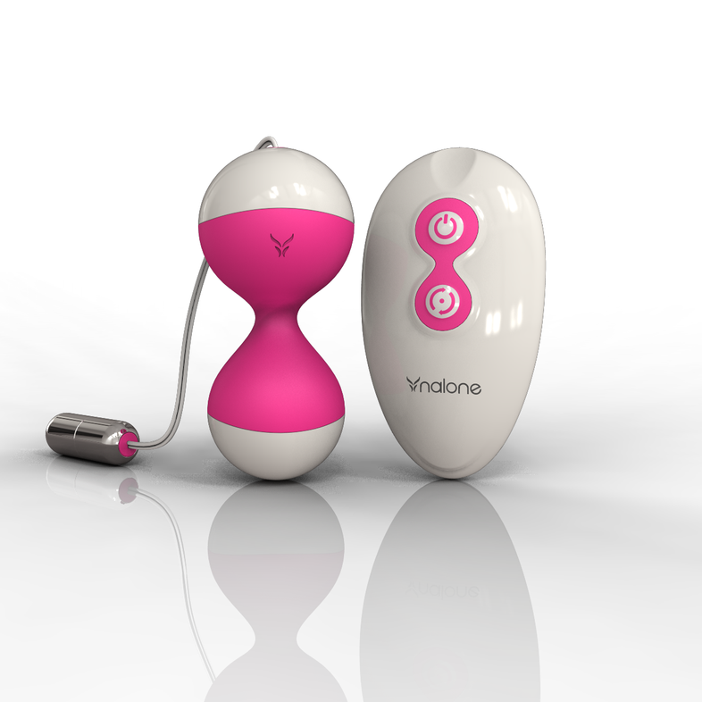 Huevo Vibrador Y Bolas Kegel Miu Miu Fuchsia