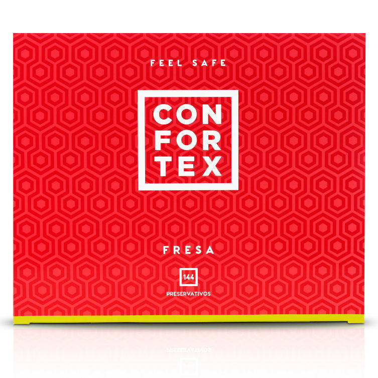 Confortex - Preservativos Fresa Caja 144 Uds