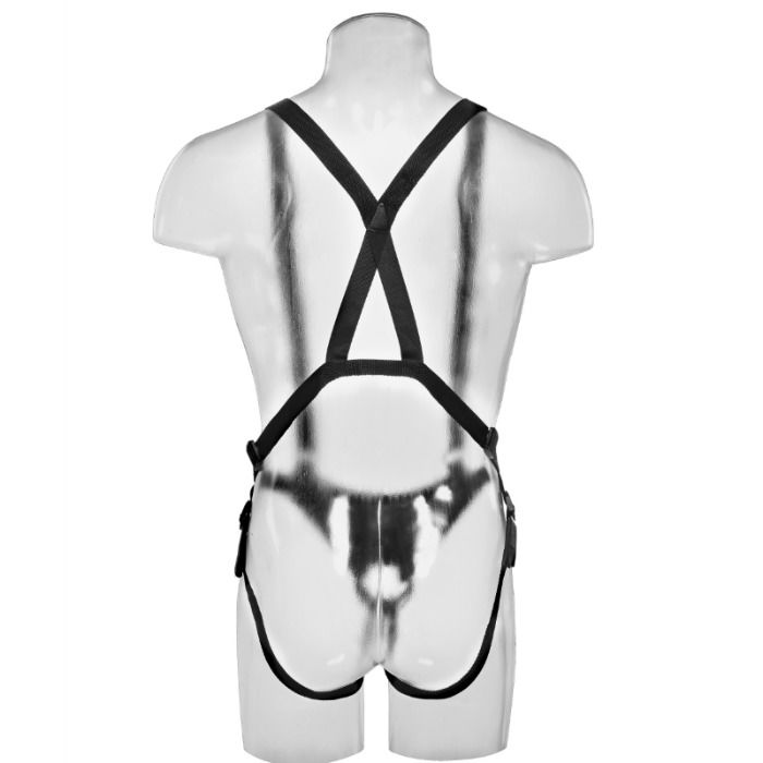 King Cock - Strap-On Con Dildo Hueco 30.5 Cm Y Tirantes Color Carne