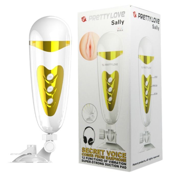 Pretty Love - Masturbador Masculino Con Vibracion Y Sonido Sally
