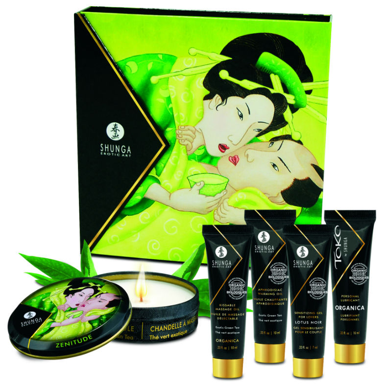 Shunga Kit Secretos De Una Geisha Té Verde