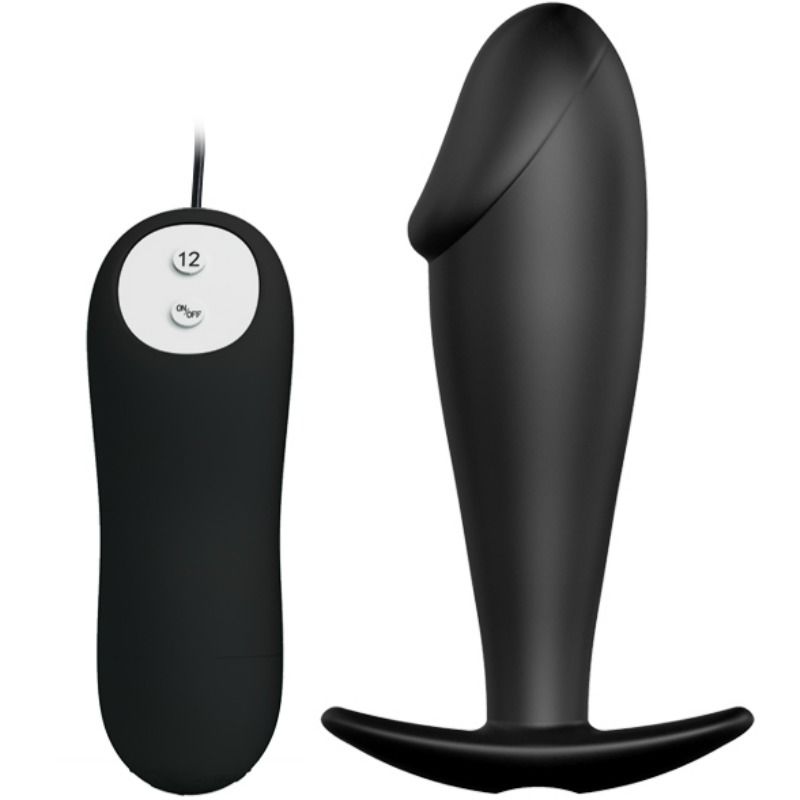 Plug Anal Negro Con Mando
