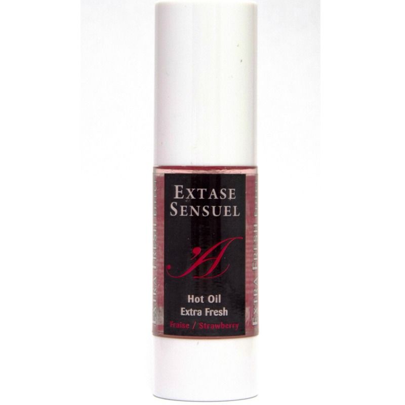 Extase Sensual - Aceite Masaje Efecto Extra Fresh Fresa 30 Ml