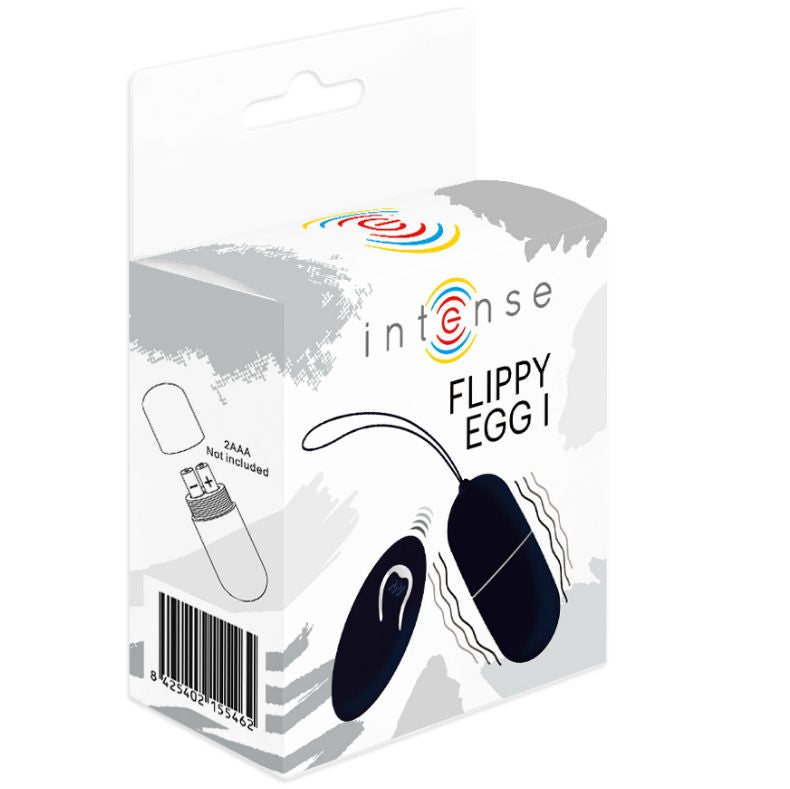 Intense - Flippy I Huevo Control Remoto Negro