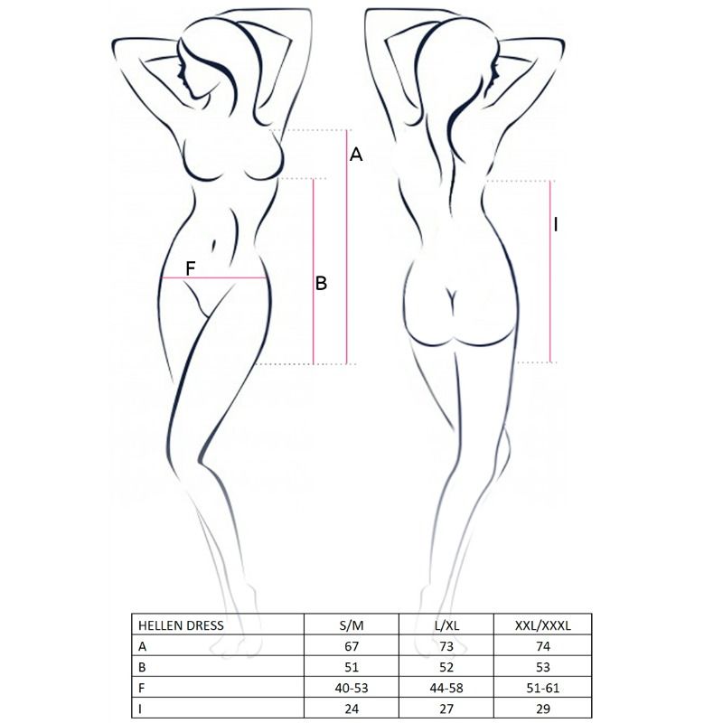 Passion - Woman Hellen Vestido Y Tanga Talla L/Xl