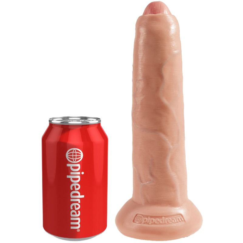 King Cock - Dildo Realistico Uncut Natural 23 Cm