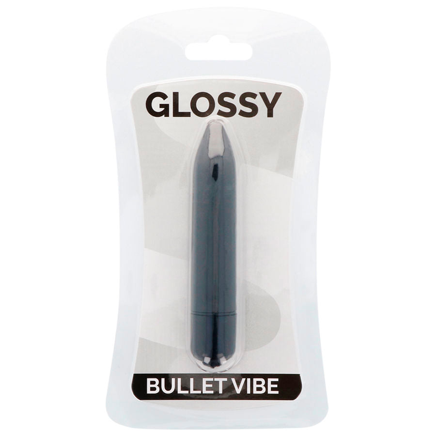 Glossy - Thin Vibrador Negro