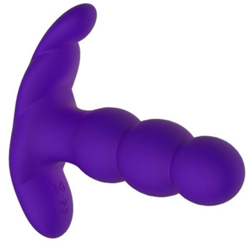 Nalone Pearl Anal Control Remoto Negro Lila