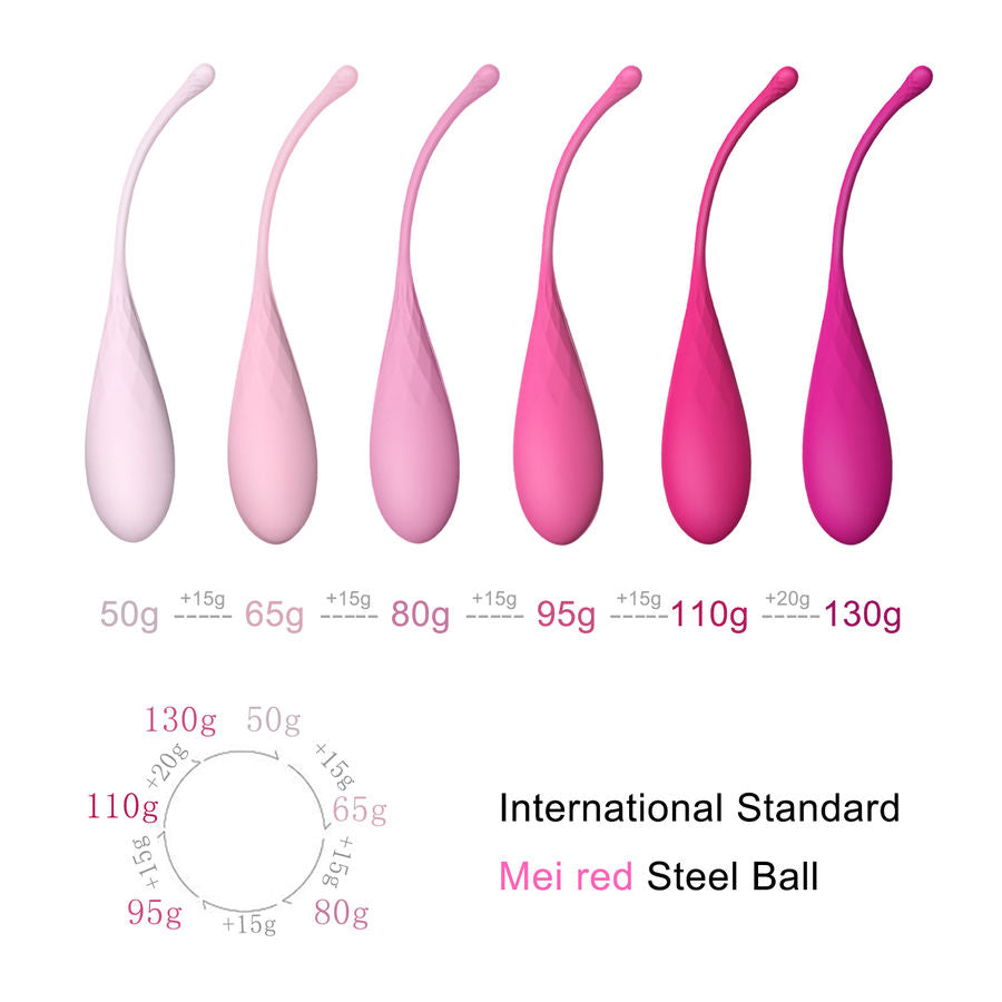 Leslie - Kegel Fit Entregador Suelo Pelvico 6 Pesos