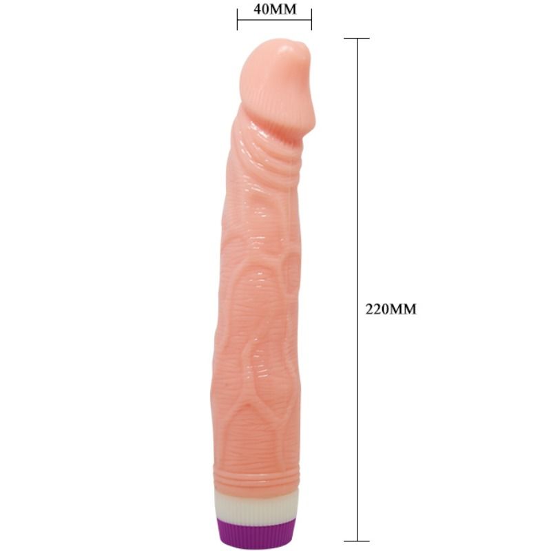 Baile - Vibrador Realístico Natural 22 Cm