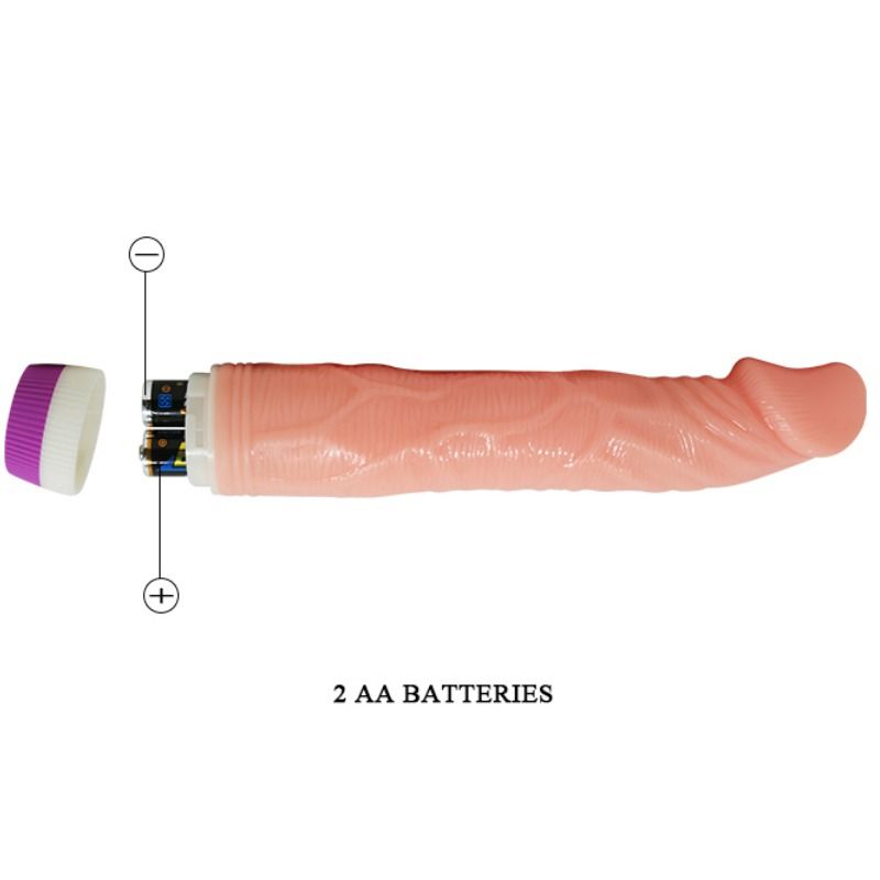 Baile - Vibrador Realístico Natural 22 Cm