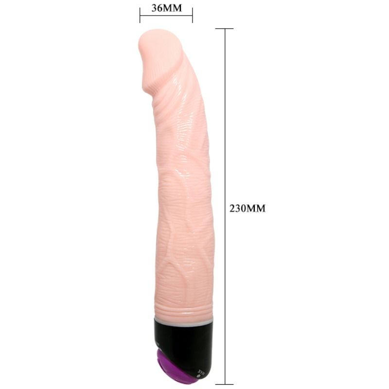 Baile Adour Club Vibrador Realistico 23 Cm Natural