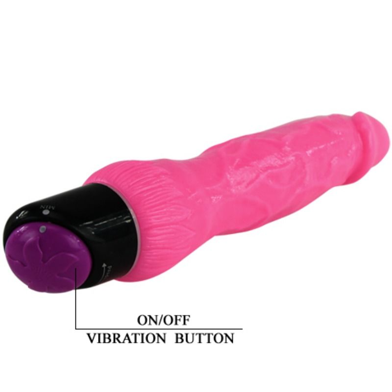 Baile - Colorful Sex Vibrador Realístico Rosa 24 Cm