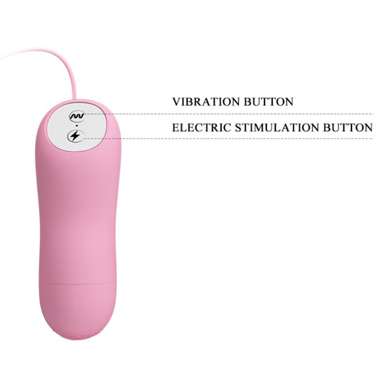 Baile - Romantic Wave Pinzas Con Vibración Y Electroshock