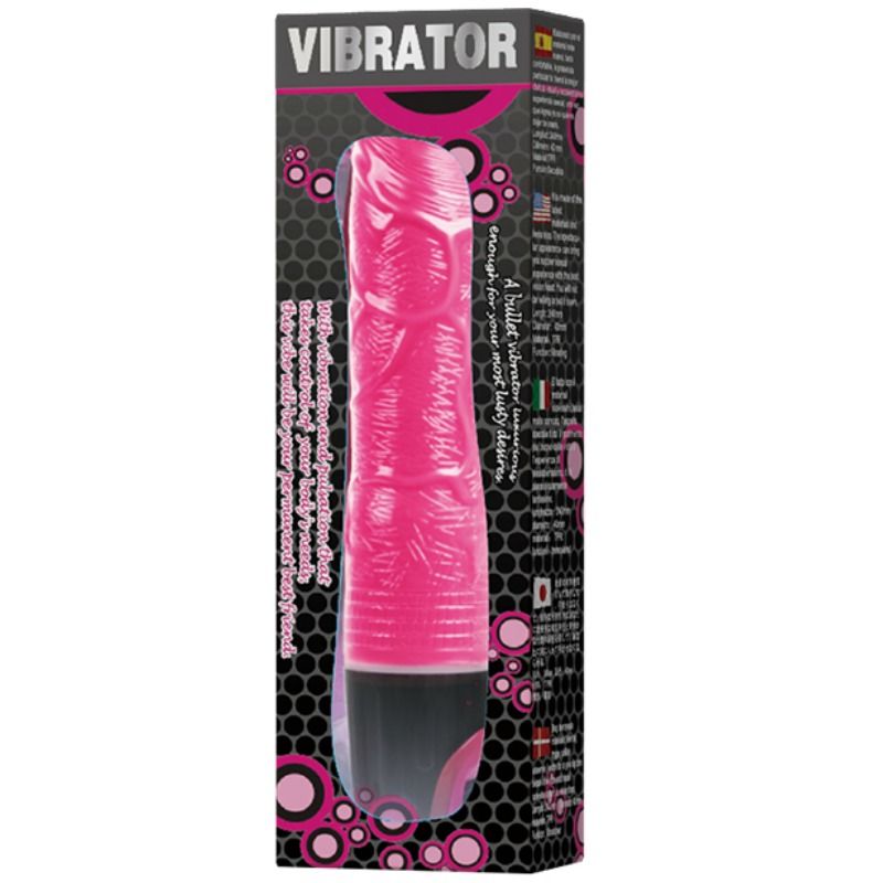 Baile Vibrador Realista Rosa