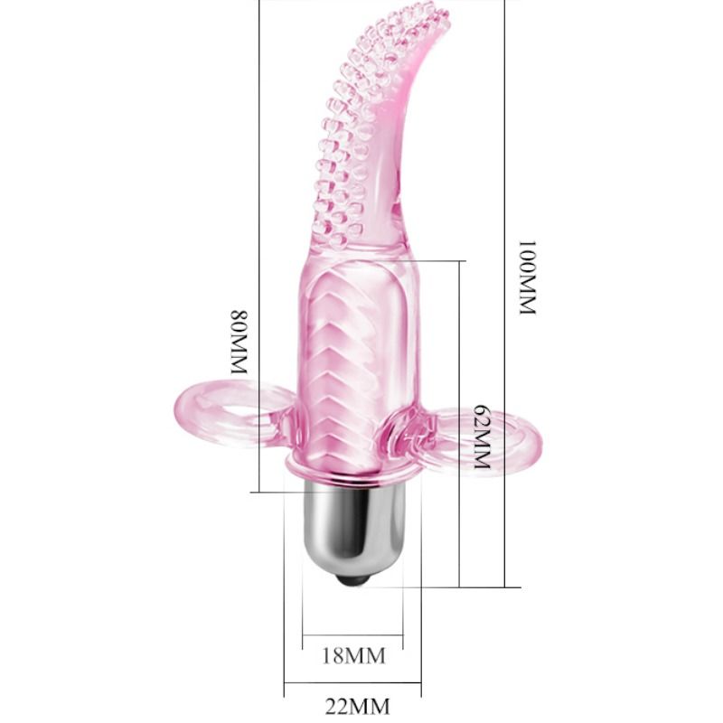 Baile - Vibro Finger Dedal Estimulador