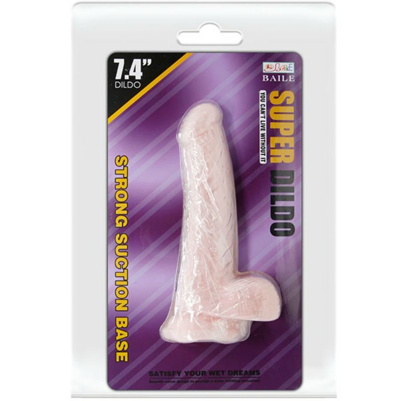 Baile - Super Dildo Realístico Natural 18.8 Cm