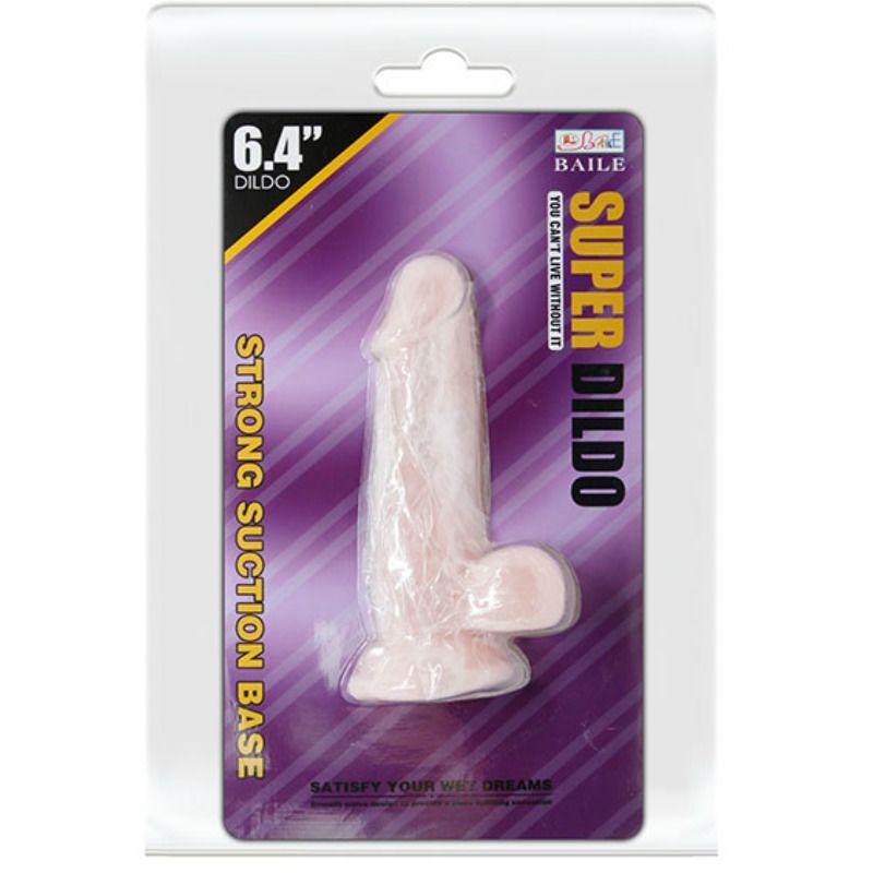 Baile - Super Dildo Realístico Natural 16.5 Cm