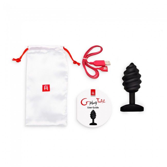 G-Vibe - Gplug Twist Con Vibración Negro