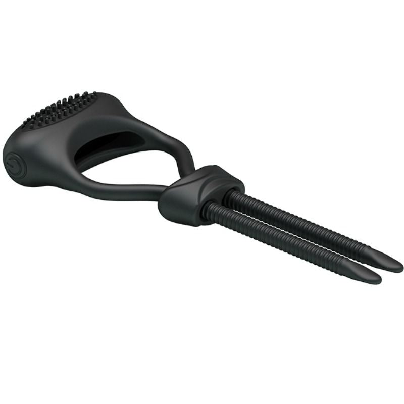 Pretty Love Anillo Vibrador Curitis Color Negro