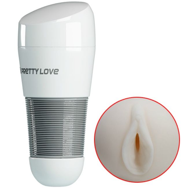 Pretty Love Kitty Masturbador Blanco Vagina