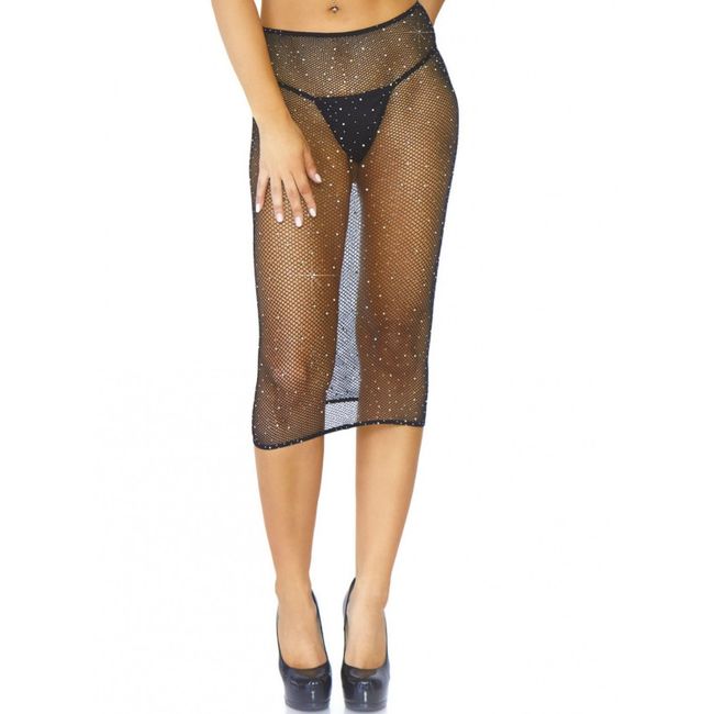 Leg Avenue - Vestido Convertible De Tubo Negro T.U.