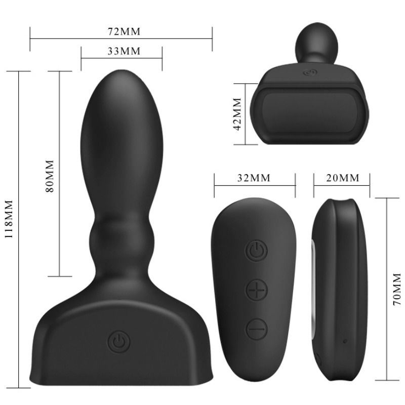 Prostatico Vibrador Inflable Pretty Love Marriel